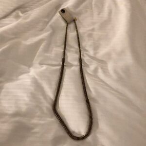 Anthropologie seraphine snake gold necklace NWT